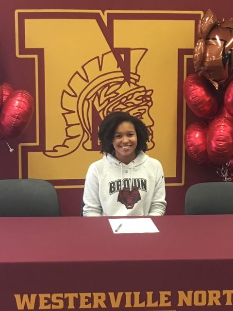 Jaiden Stokes signed with Brown this week! Great job, Jaiden. We are so proud!
