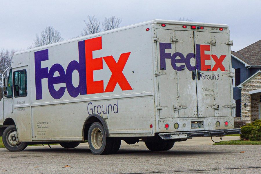 FedEx driver delivers packages and cards in Westerville. They are being delivered just in time for the holiday season.
