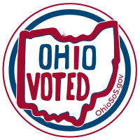 This Ohio voted sticker was handed out after citizens cast their vote on Issue 1. The winning decision was No.