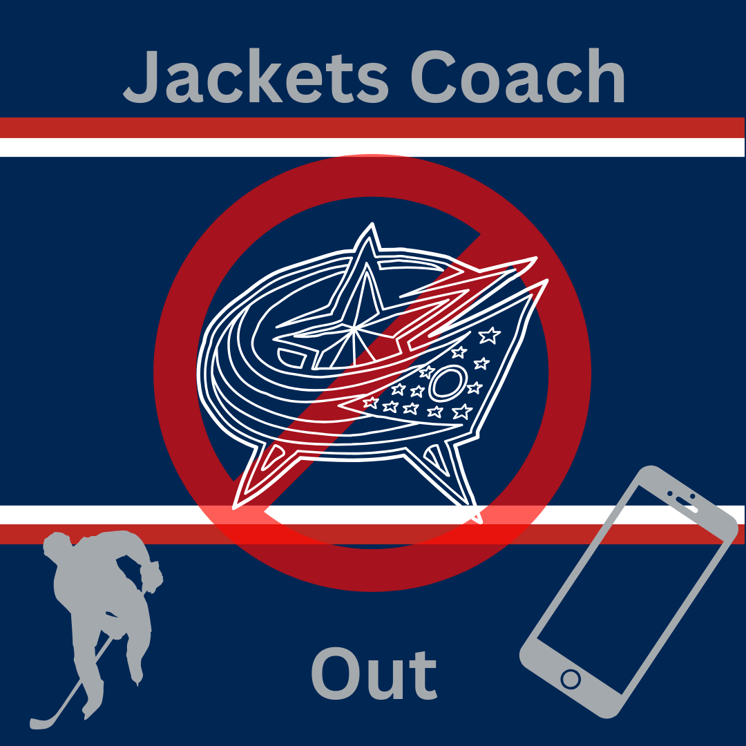 The Blue Jackets recently hired head coach, Mike Babcock, has already been fired. This followed an incident involving players phones. Inforgraphic made through Canva.