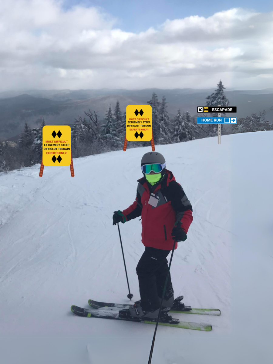 Pictured is me in Killington, VT skiing Home Run trail. Killington needs better safety nets since both amateurs and those on the FIS circuit ski these slopes.