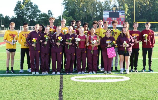 Senior recognition ceremony for both boys and girls cross country teams took place before the North Invitational on August 30.