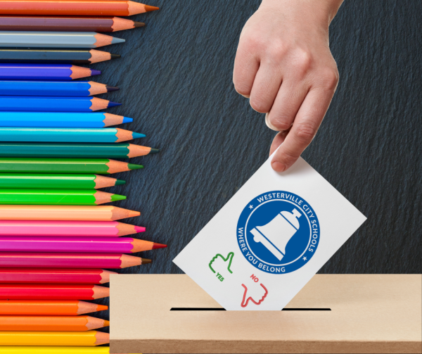 Photoillustration of WCS on the ballot.