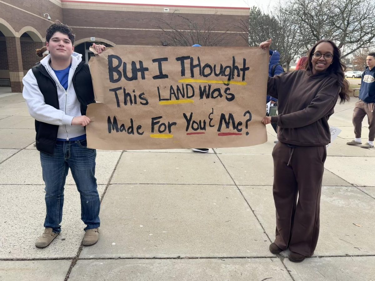 Students got creative with their poster slogans.
