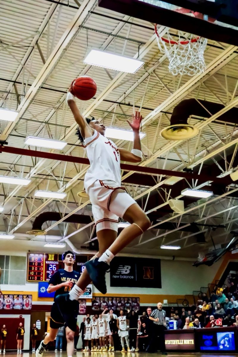 Tony Cornett ('27) dunking against St Ignatius